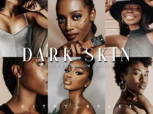 moody dark skin beauty portrait lightroom presets (6) 85951