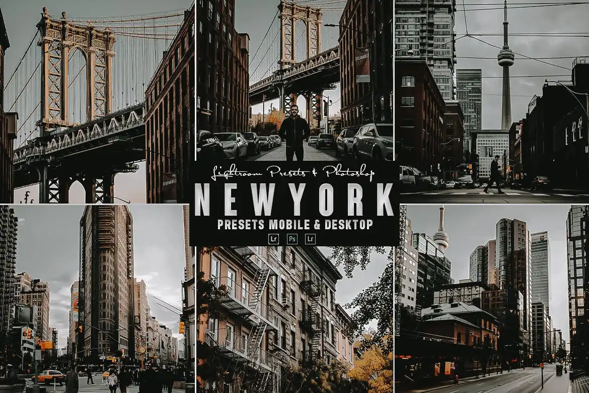 Newyork Photoshop Action &amp; Lightrom Presets