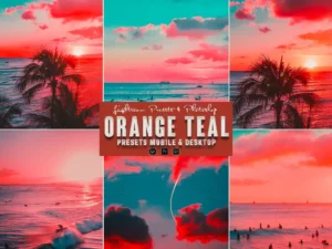 orange photoshop action & lightrom presets (3) 87434