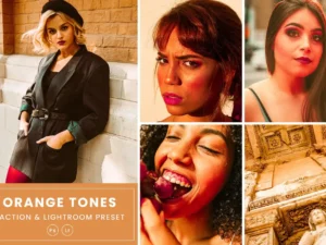 orange tones action & lightrom presets (5) 87211