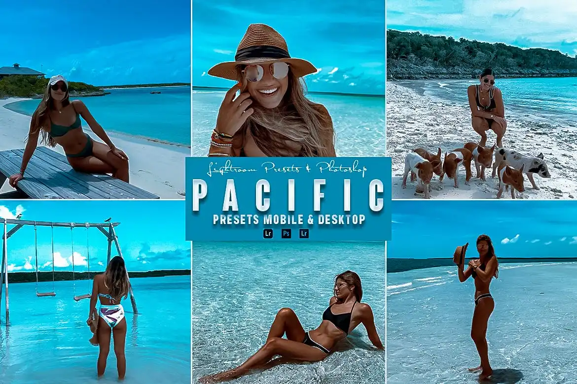 Pacific Photoshop Action &amp; Lightrom Presets