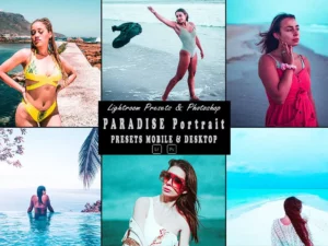 paradise portrait tone photoshop action & lightrom (5) 87636