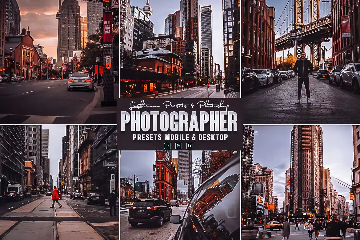 Photographer Photoshop Action &amp; Lightrom Presets