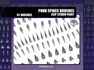 punk spike brushes clipstudio paint1 84880