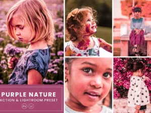 purple nature action & lightrom presets (6) 87248