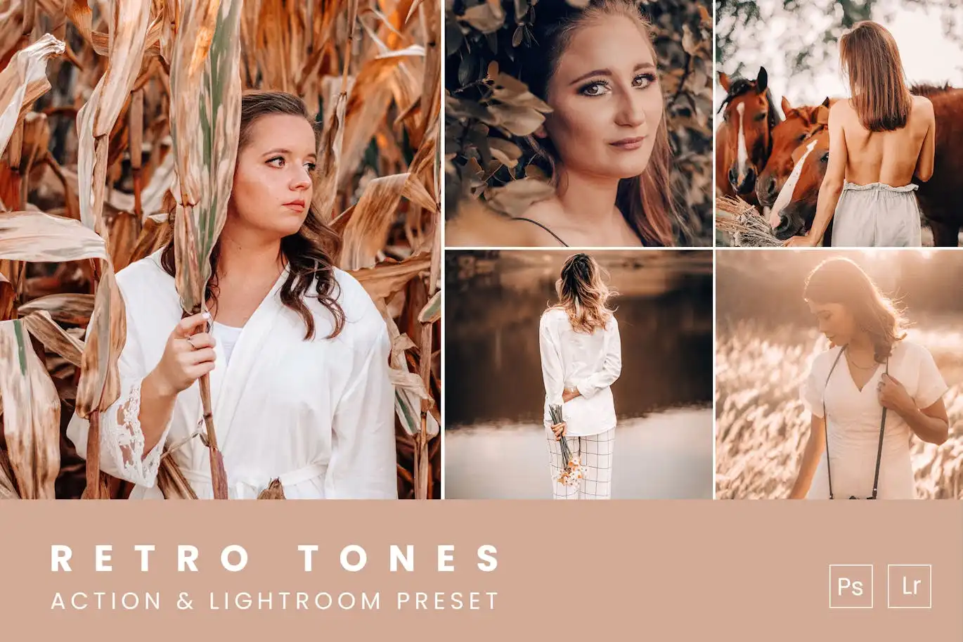 Retro Tones Action & Lightroom Preset