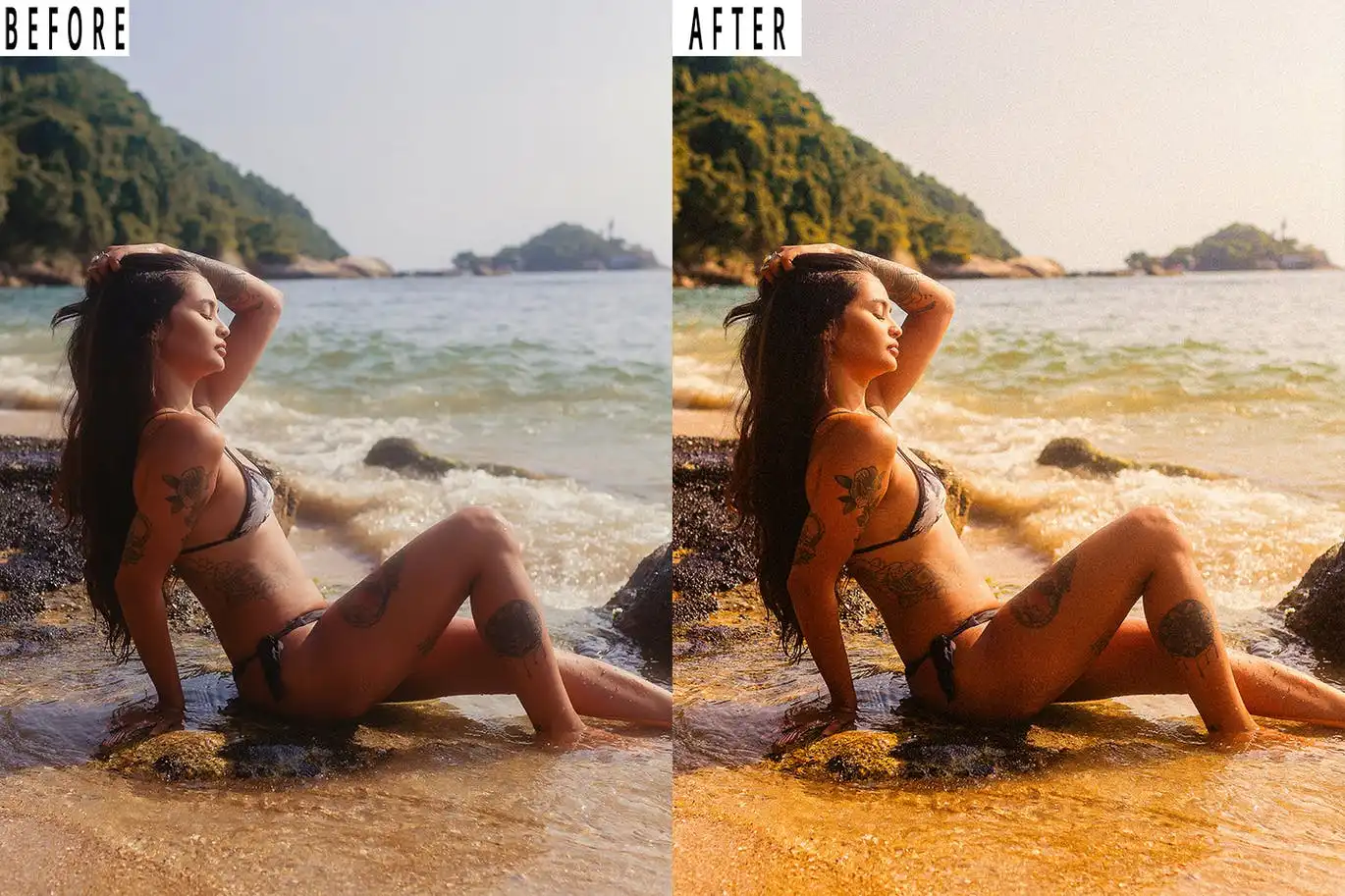 Rio Beach Tone Photoshop Action & Lightrom Presets 4 rio beach tone photoshop action & lightrom presets (3) 87637