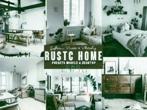 rustic home photoshop action & lightrom presets (2) 87530