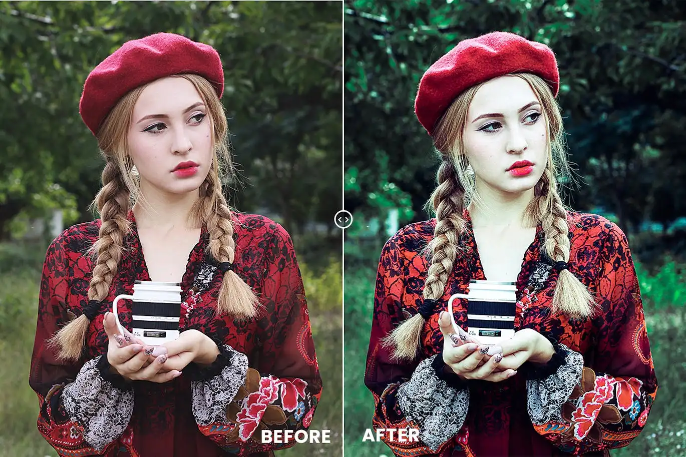 Seaweed Photoshop Action and Lightrom Presets – Brushes Pack