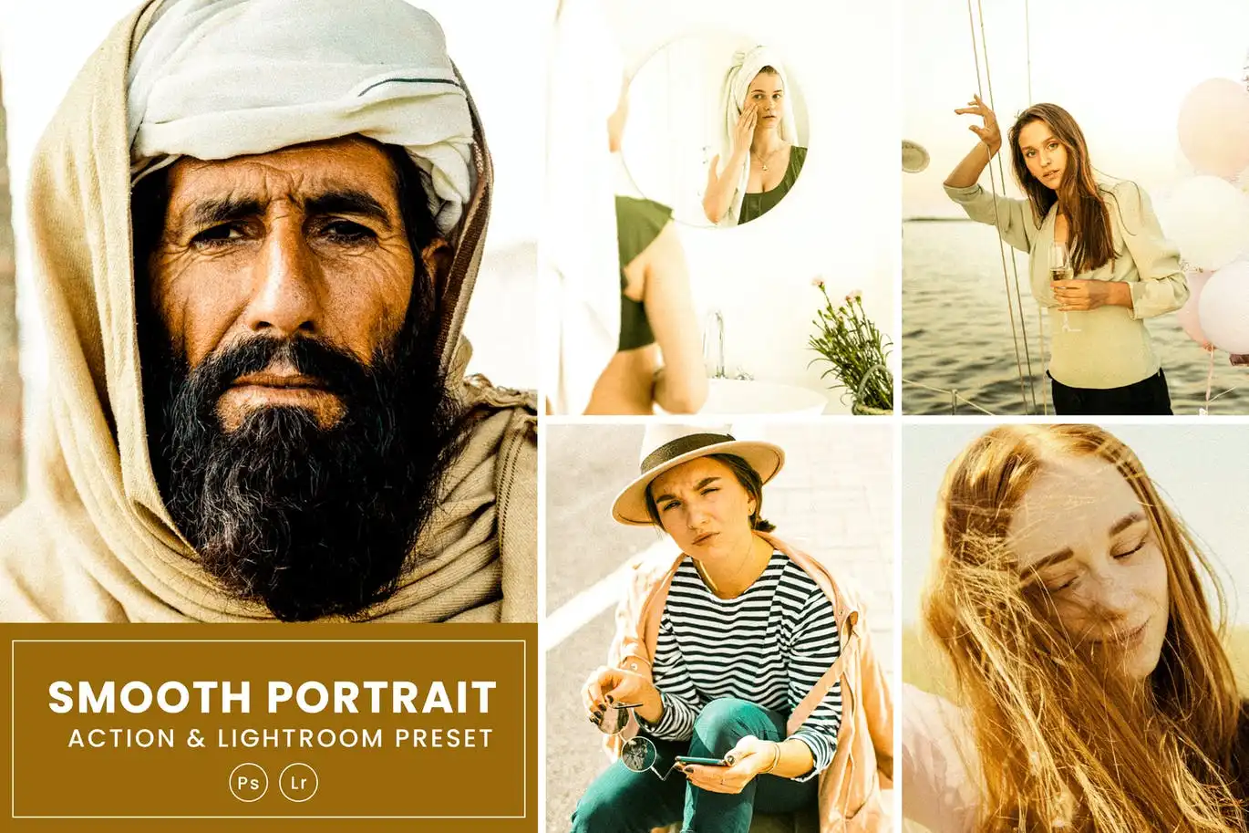 Smooth Portrait Action & Lightroom Presets