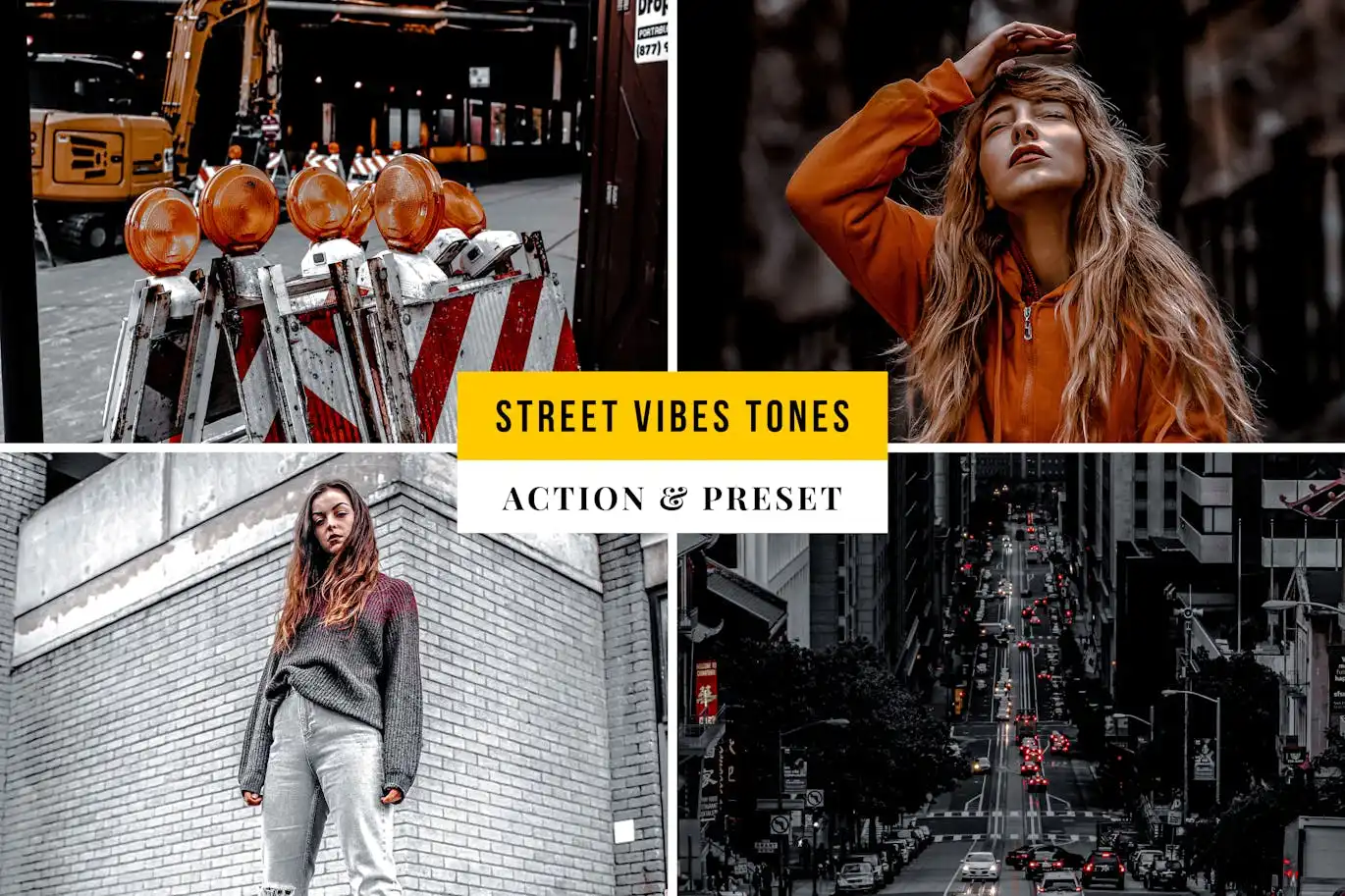 Street Vibes Tones Action & Lightroom Preset