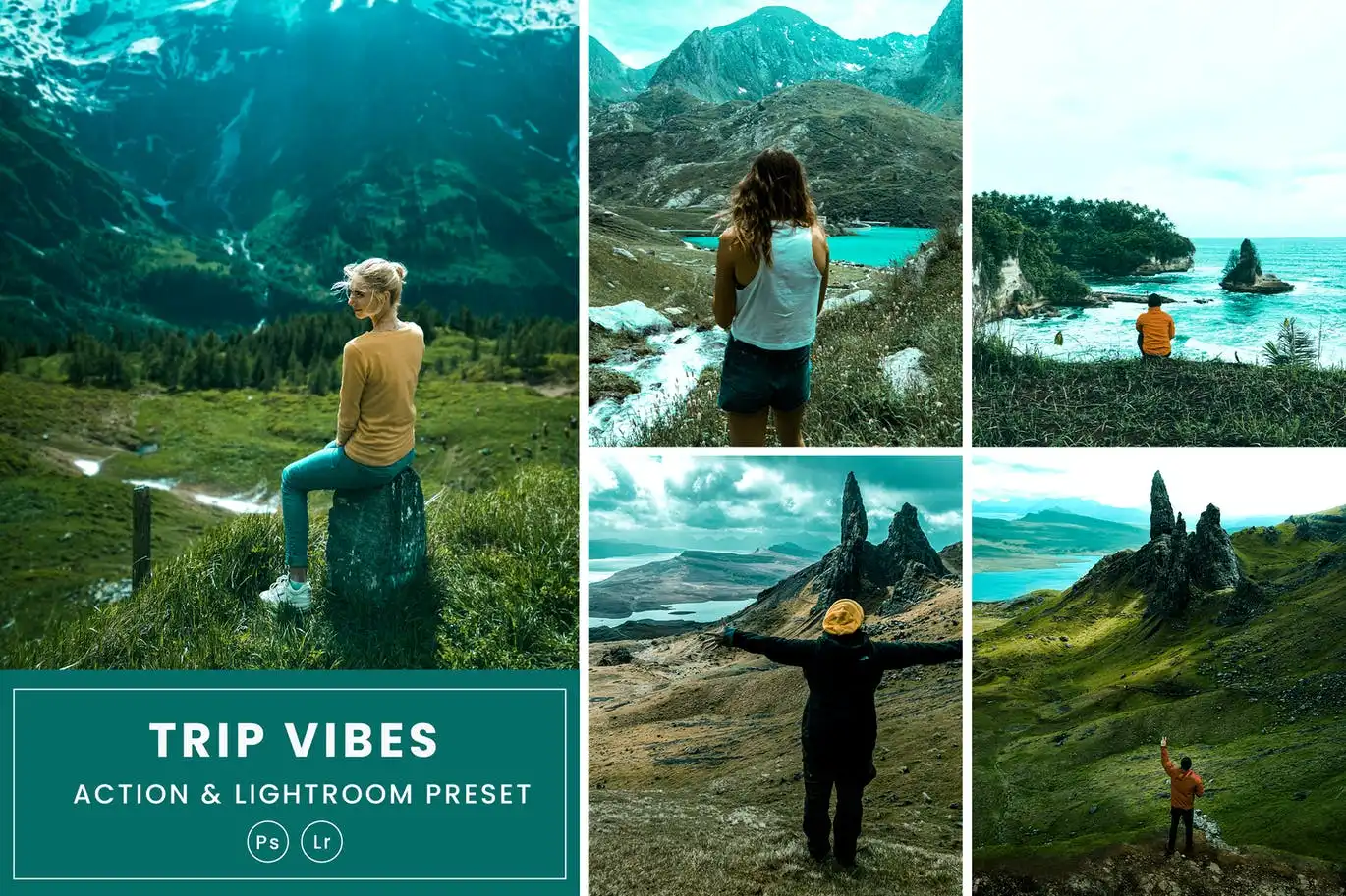Trip Vibes Action &amp; Lightrom Presets
