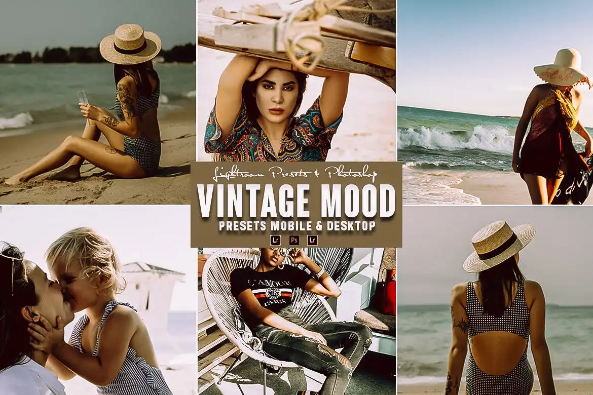 Vintage Mood Photoshop Action & Lightrom Presets 3 vintage mood photoshop action & lightrom presets (1) 87498