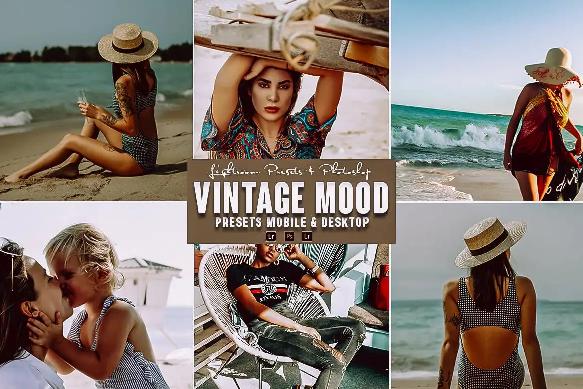 Vintage Mood Photoshop Action & Lightrom Presets