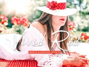 vivid red mobile & desktop lightroom presets (1) 86754