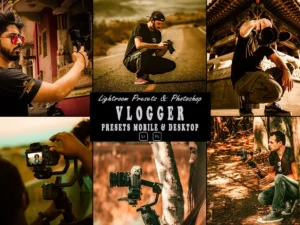 vlogger tone photoshop action & lightrom presets (2) 87231