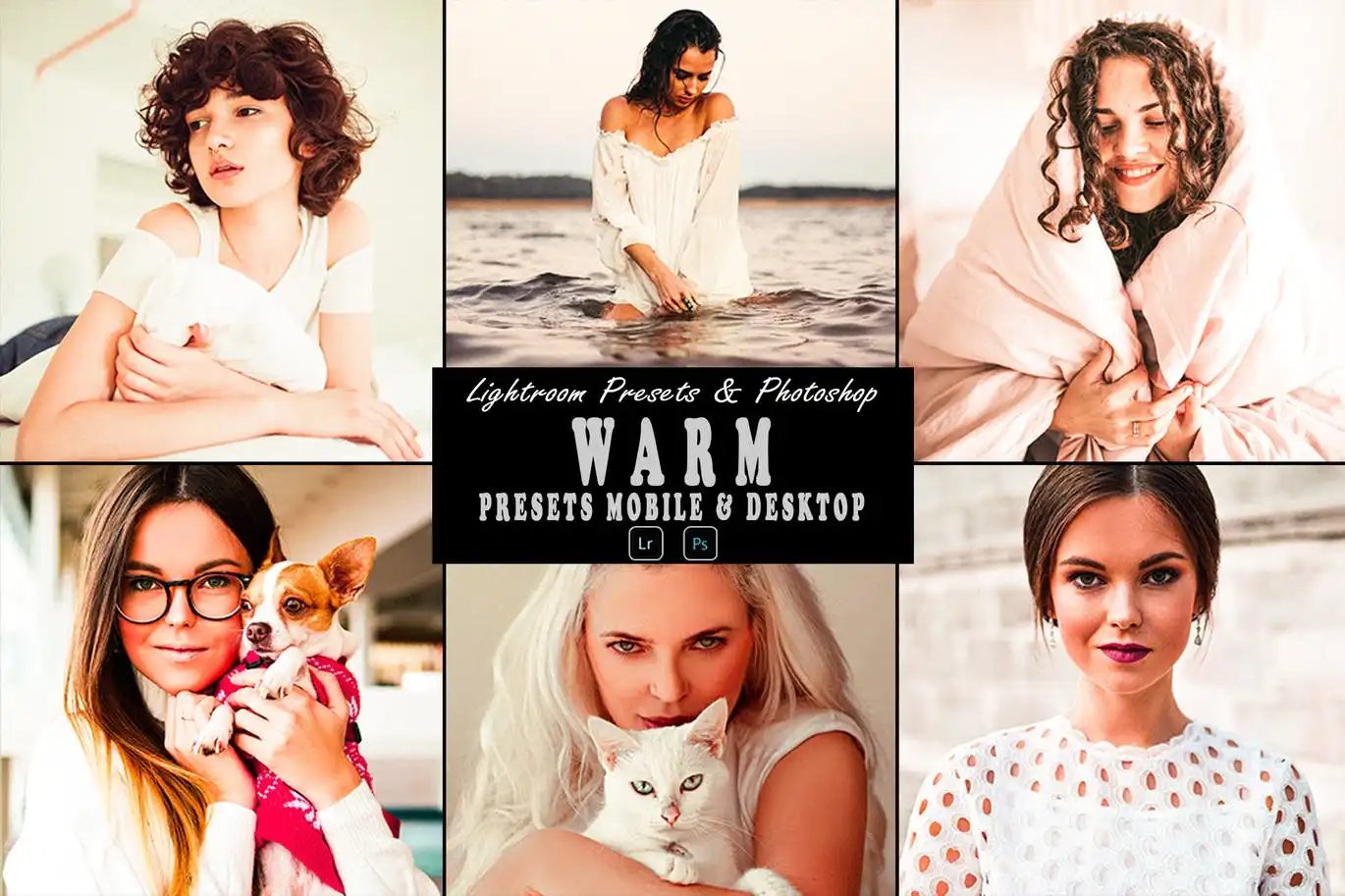 Warm Tone Photoshop Action &amp; Lightrom Presets