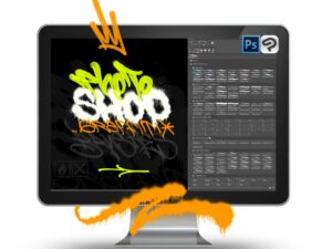 Graffiti Brush Pack For Photoshop And Clip Studio Paint- 144 Brushes