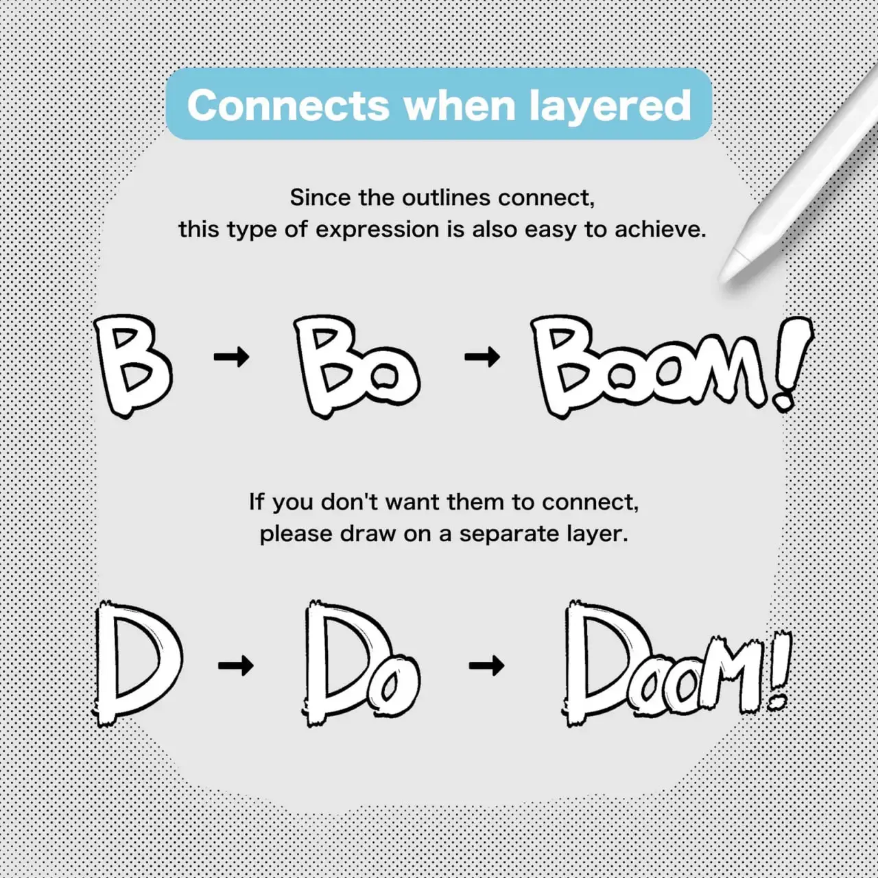 Procreate Manga Outliner / 18 brushes for manga sound effects and handwritten text 7 procreate manga outliner 18 brushes for manga sound effects and handwritten text (3) 92474