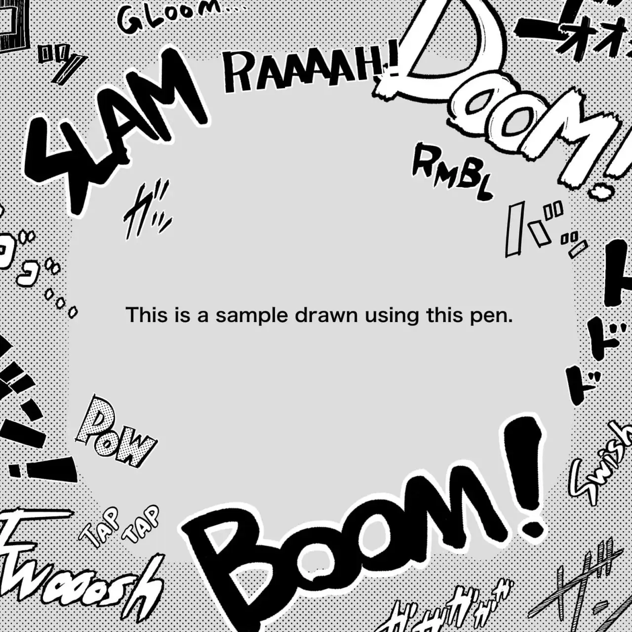 Procreate Manga Outliner / 18 brushes for manga sound effects and handwritten text 5 procreate manga outliner 18 brushes for manga sound effects and handwritten text (5) 92476