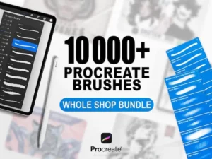 10000+ procreate brushes whole shop bundle1 92602