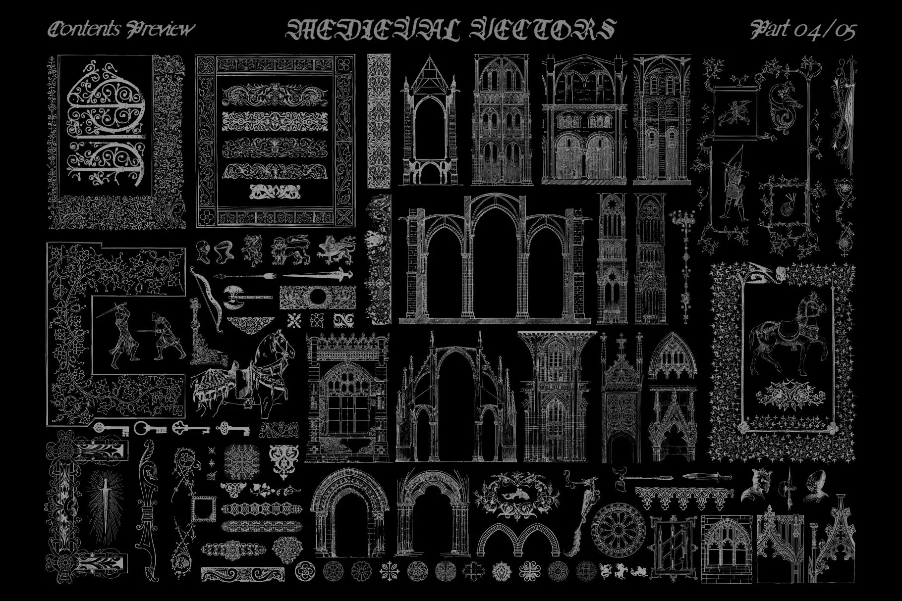 Medieval Vectors 13 medieval vectors12 93388
