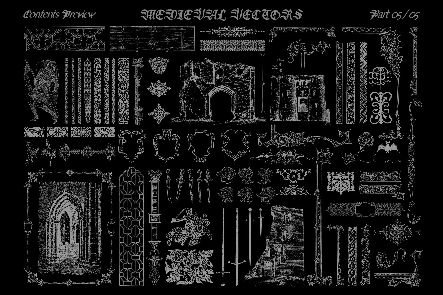 Medieval Vectors 14 medieval vectors13 93389
