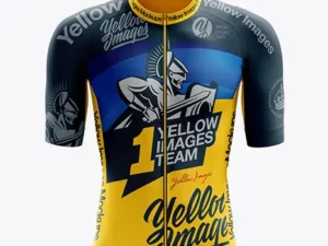 men’s cycling speed jersey mockup (front view)2 93442