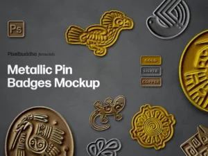 metallic pin badges effect1 93196