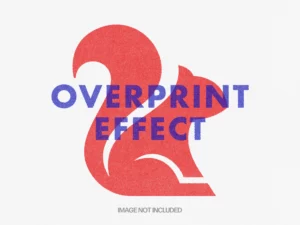 overprint photoshop effect 93211