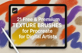 21 free & premium texture brushes for procreate for digital artists 93856