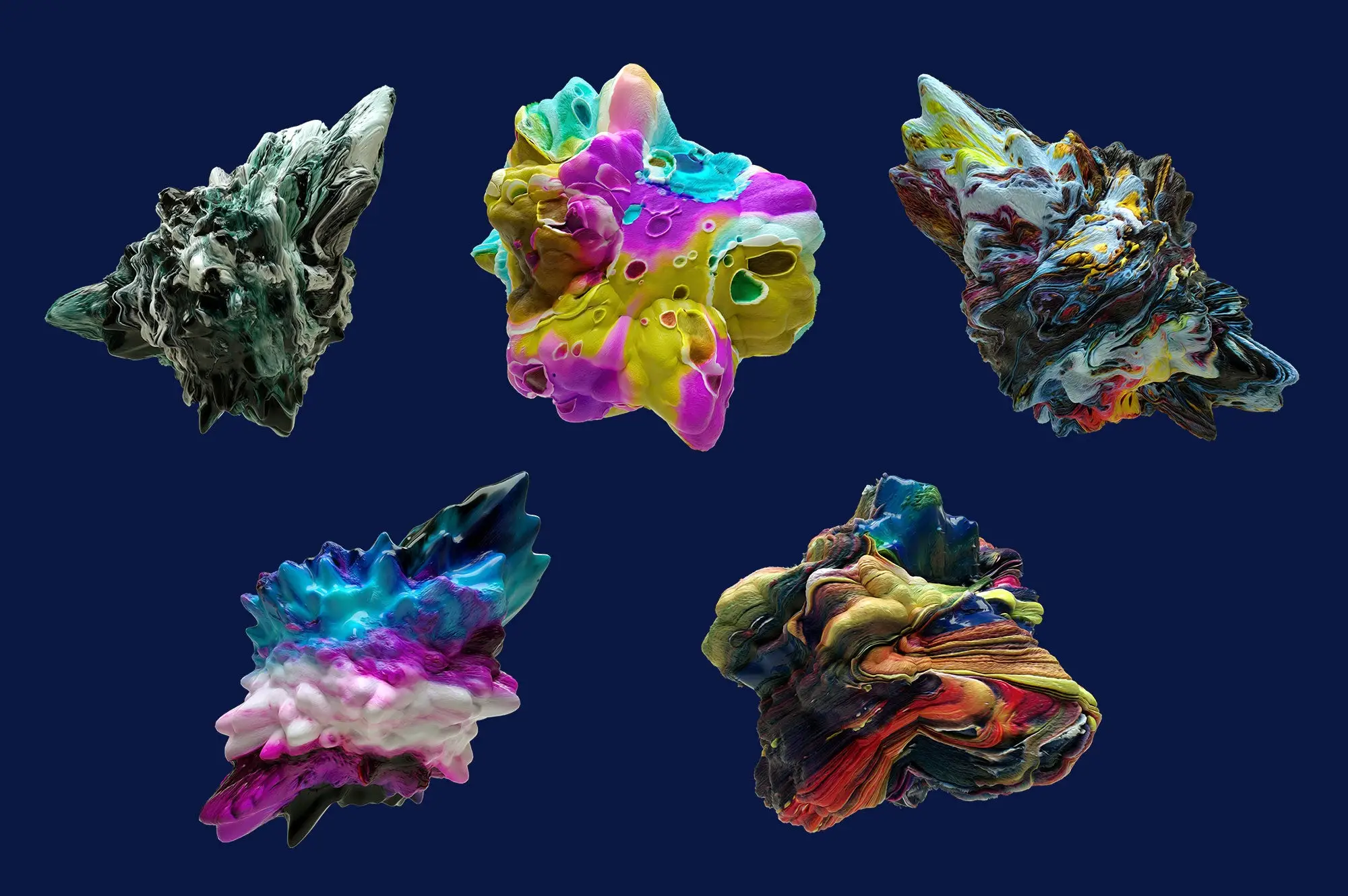 Mirage V1: 15 Abstract 3D Shapes 5 mirage v1 15 abstract 3d shapes (9) 93646
