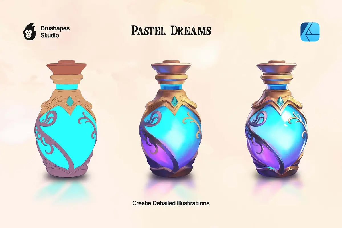 Pastel Dreams Affinity Brushes 5 pastel dreams affinity brushes03 93749