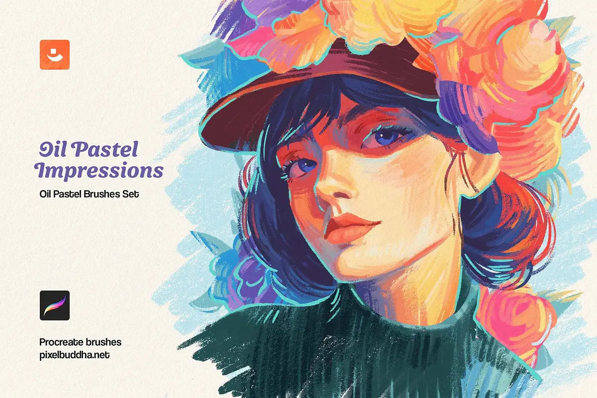 Procreate Oil Pastel Brushes