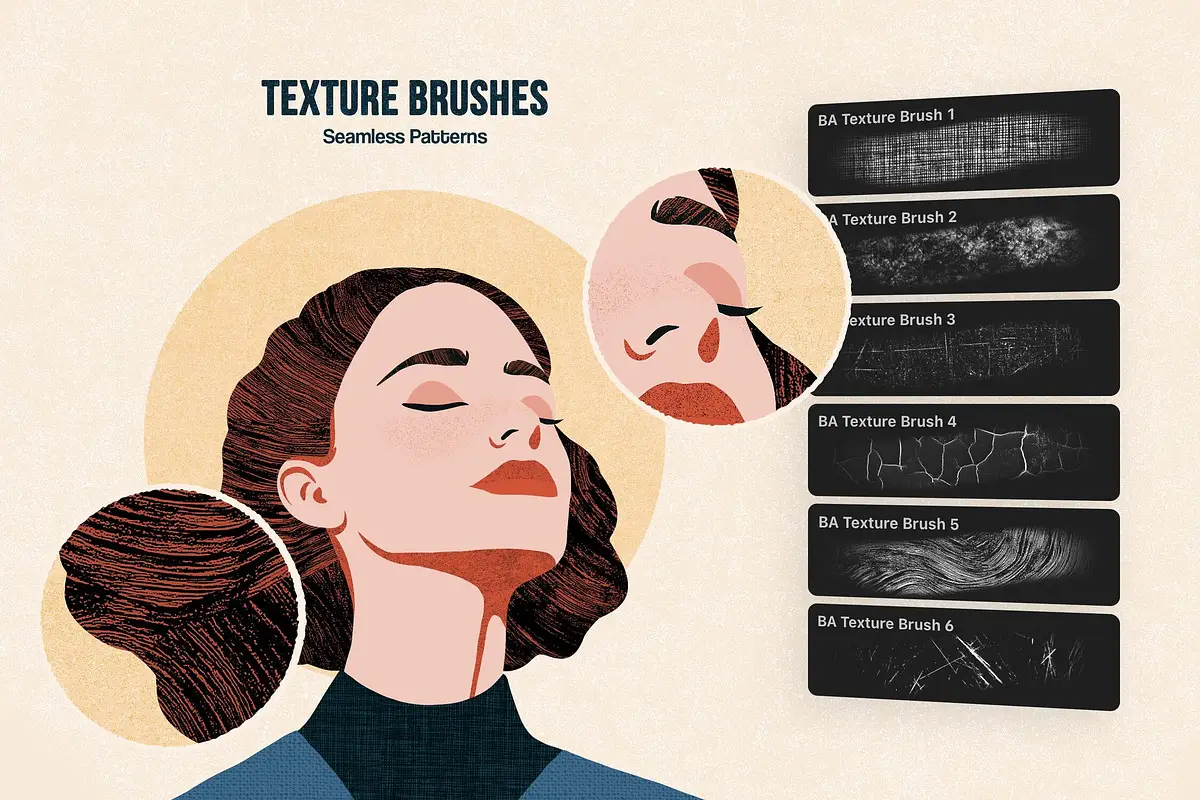 Procreate Texture Brushes 7 procreate texture brushes4
