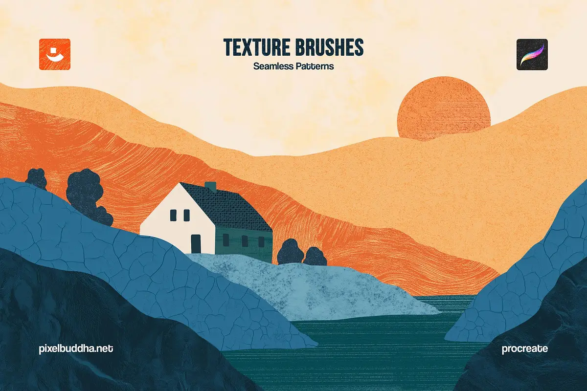 Procreate Texture Brushes 5 procreate texture brushes6