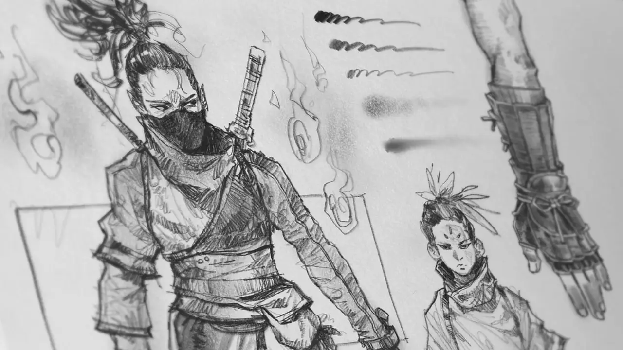 Choonhachat SKETCH - Procreate/Photoshop/CS Paint Pencil Brush Set 4 sketch pencil brushes for procreate, photoshop, csp (2) 93535