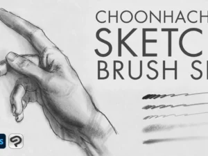 sketch pencil brushes for procreate, photoshop, csp 93531