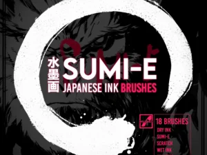 sumi e japanese ink brushes1 93661