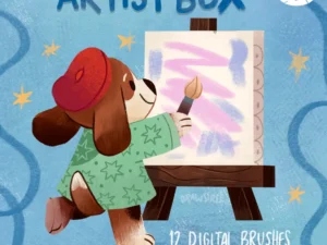 the artist box brush pack for clip studio, procreate & photoshop1 93795
