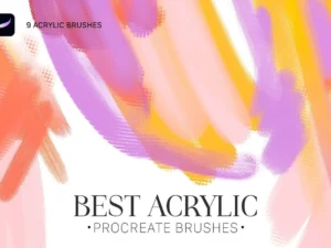 best realistic acrylic procreate brushes