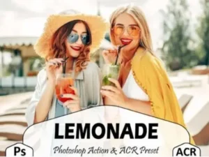 10 lemonade photoshop actions and acr