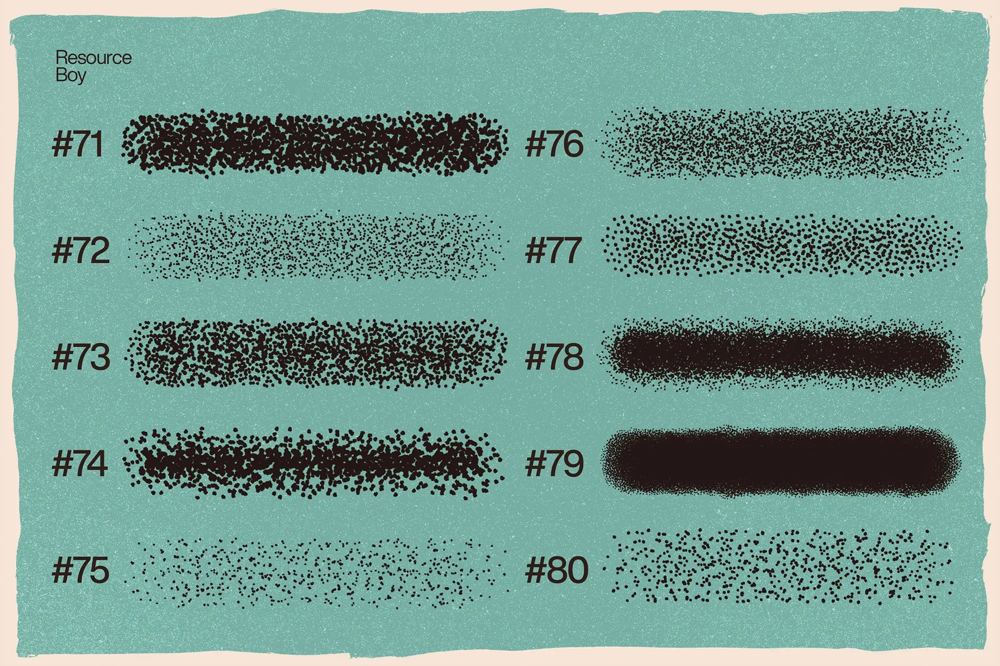 100 Stipple Shading Photoshop Brushes 4 100 stipple shading photoshop brushes 11