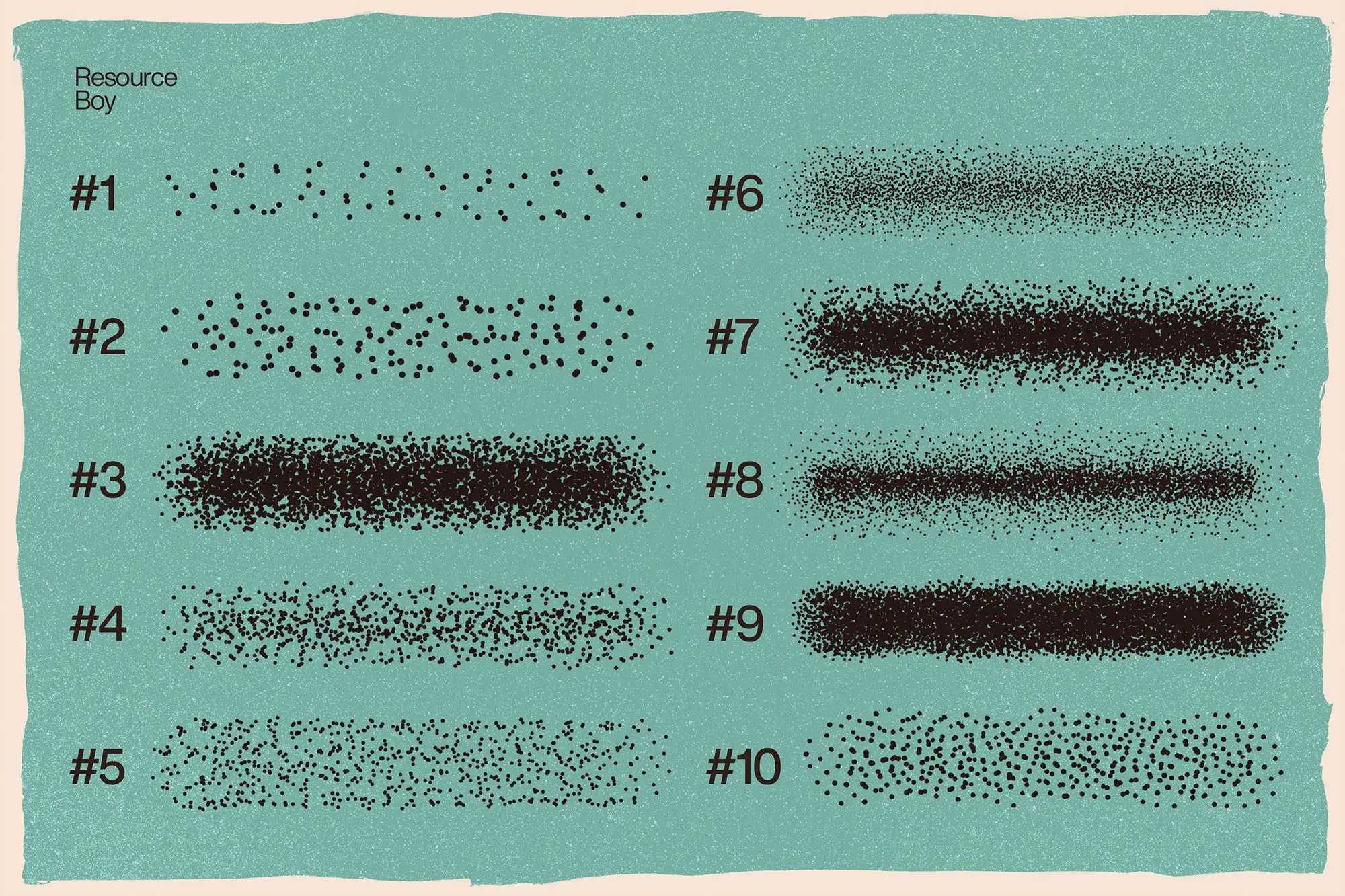 100 Stipple Shading Photoshop Brushes 11 100 stipple shading photoshop brushes 4