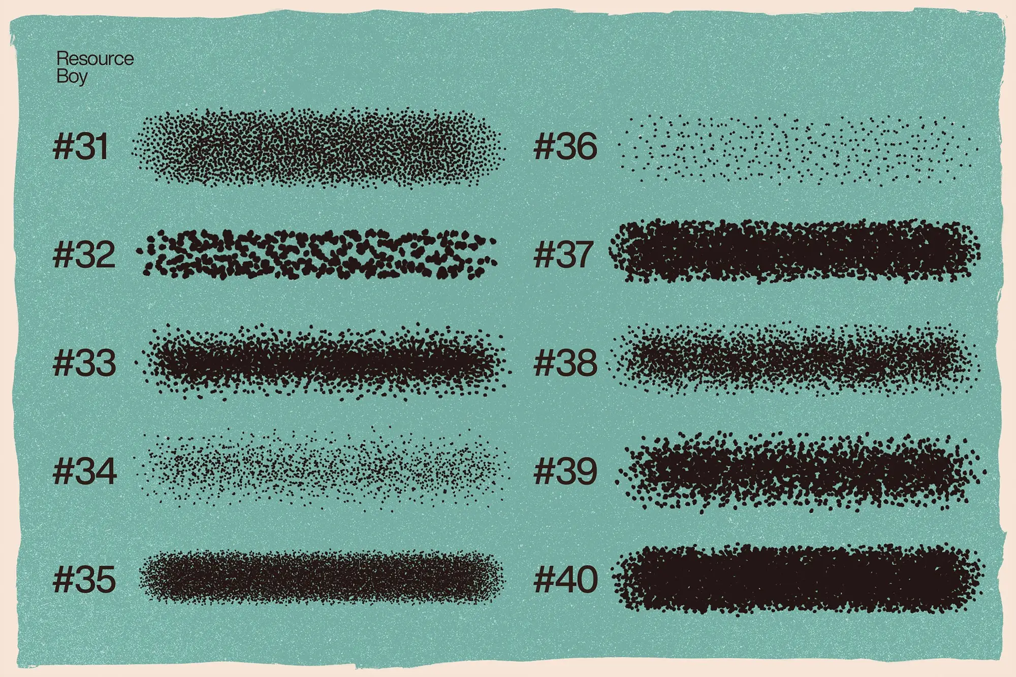 100 Stipple Shading Photoshop Brushes 6 100 stipple shading photoshop brushes 7