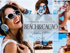 12 photoshop actions beachcacao