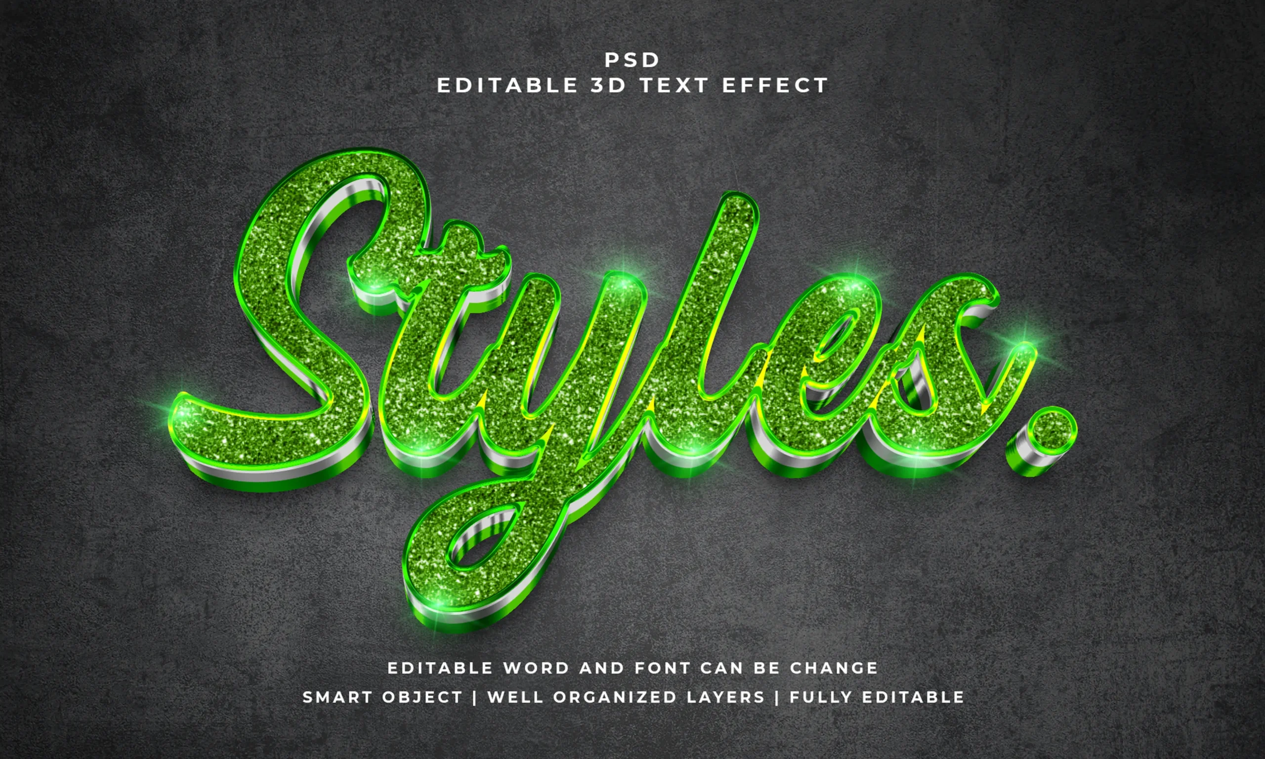 15 Photoshop Editable 3D Text Effect Style Pack 14 15 photoshop editable 3d text effect style pack 12