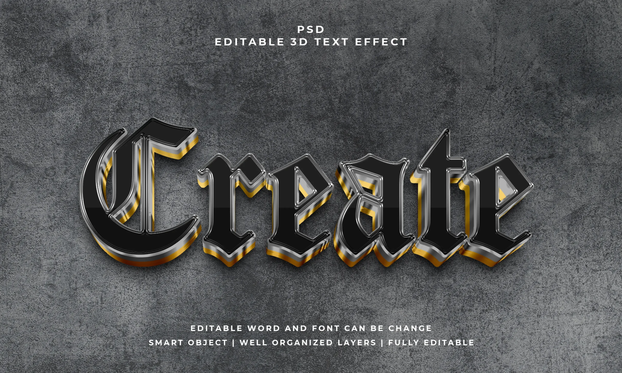 15 Photoshop Editable 3D Text Effect Style Pack 8 15 photoshop editable 3d text effect style pack 15