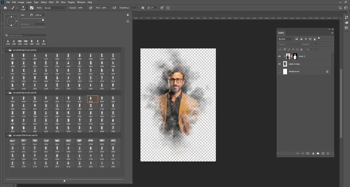 150 Photoshop Fog Brush & Png Bundle