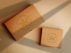 2 cardboard box mockup